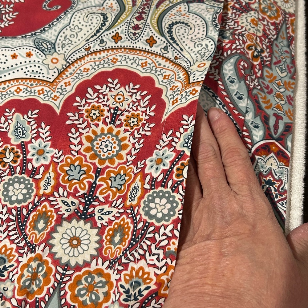 Pottery Barn Jordana Paisley Euro Shams (3)